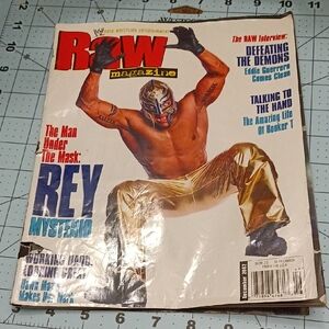 WWE Raw Magazine Featuring Rey Mysterio ,Eddie Guerrero,Hulk Hogan